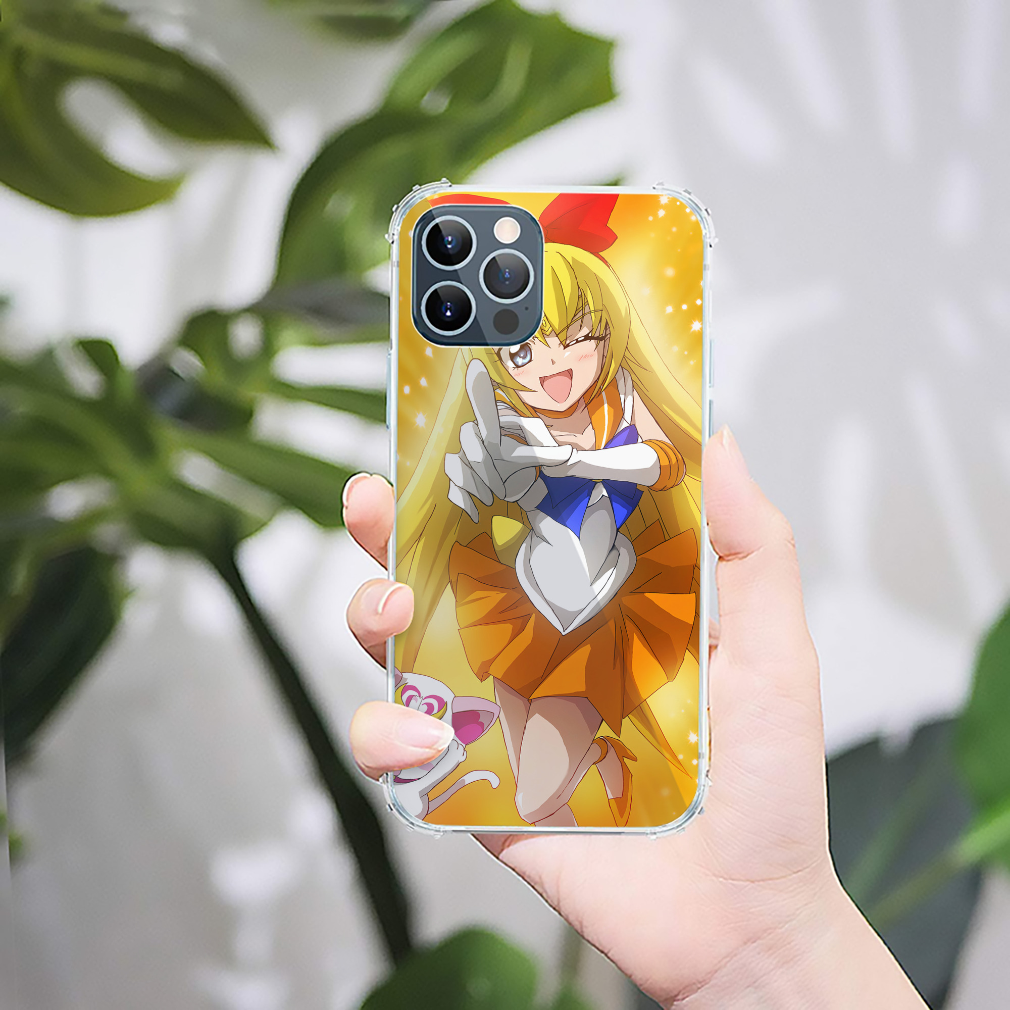 （画像用） 美少女戦士セーラームーン Sailor Moon 【iPhone 12シリーズ対応】透明スマホケース（クリアソフトケース）